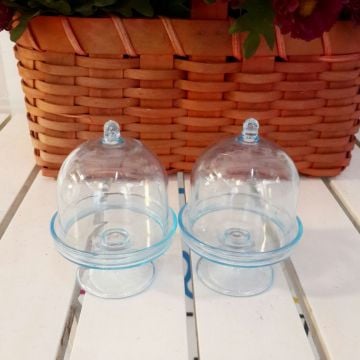 12 li Mini Kurabiye /Cupcake Sunum Mika Fanus