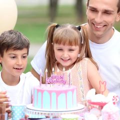 Rose Pembe Renk Doğum Günü Evlilik Yıldönümü Pasta Mumları 10 Adet