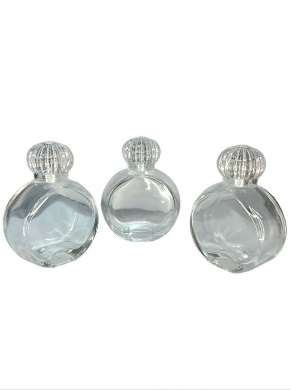 50 Cc Yuvarlak Cam Şişe (Koli ile)