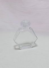 50 cc Altıgen Cam Şişe (tane ile)