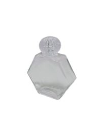 50 cc Altıgen Cam Şişe (tane ile)