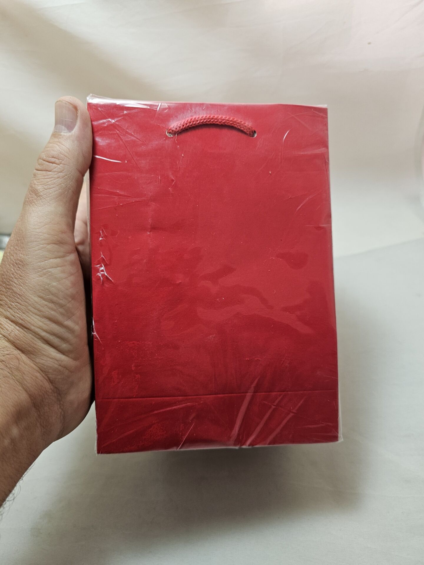 25'Li 11x17 Cm  Kırmızı Hediyelik Karton Çanta Poşet