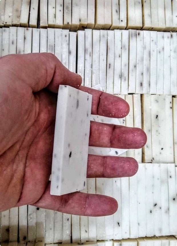 Dikdörtgen Lavantalı Kokulu Düz Sabun (7x4cm)