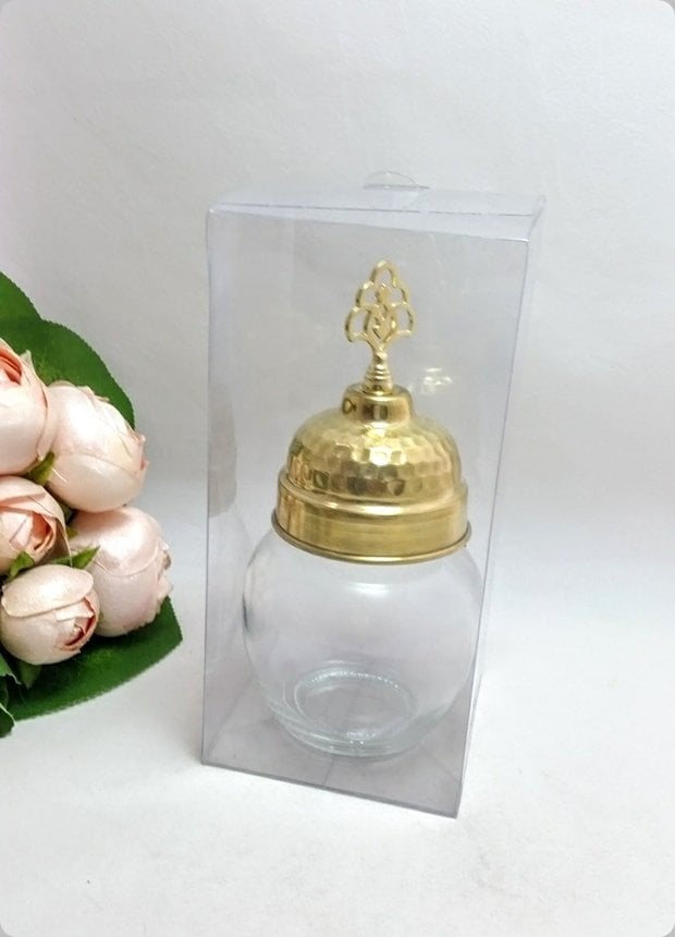 50'Li 7x7x16 Cm Katlanmamış Full Asetat Kutu Kolonya Şişesi için