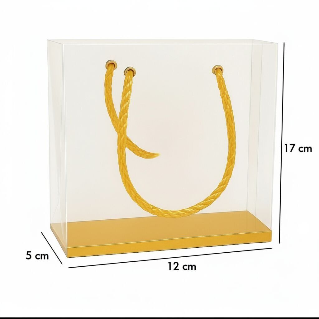 5 li 12×17×5 cm asetat çanta