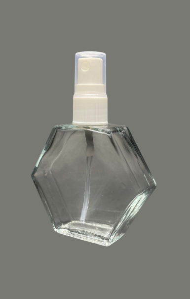 50 cc Spreyli Altıgen Cam Şişe