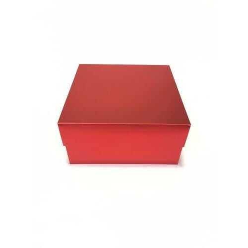 Komple Karton Yılbaşı Hediye Kutusu (20x20x10)