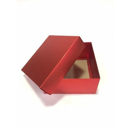 Komple Karton Yılbaşı Hediye Kutusu (20x20x10)