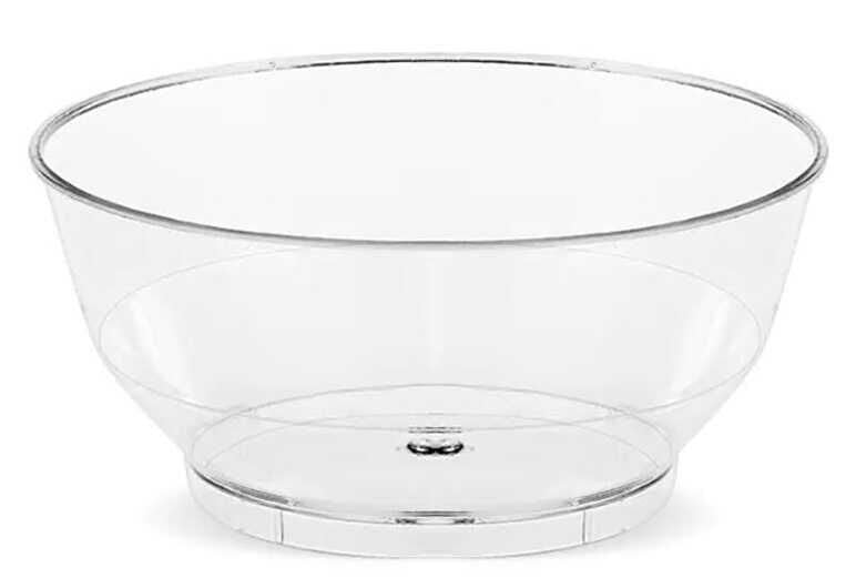 25 Lİ KASE MİKA YUVARLAK 160 CC ŞEFFAF