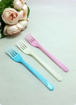 Plastik Renkli Çatal 25 li