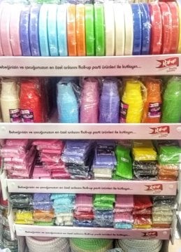 Plastik Renkli Çatal 25 li