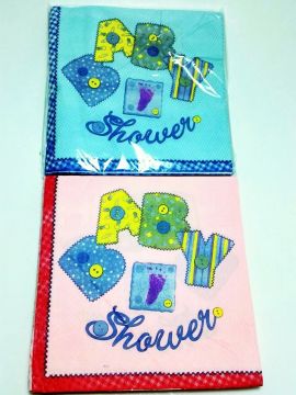 Baby Shower Baskılı peçete