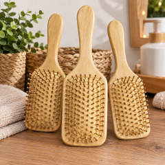 Bambu Saç Fırçası Tarak-25 cm