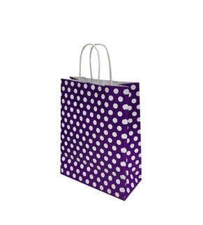 ÇANTA KRAFT  BOY MOR PUANTİYE 19x24 PK:25-KL:16