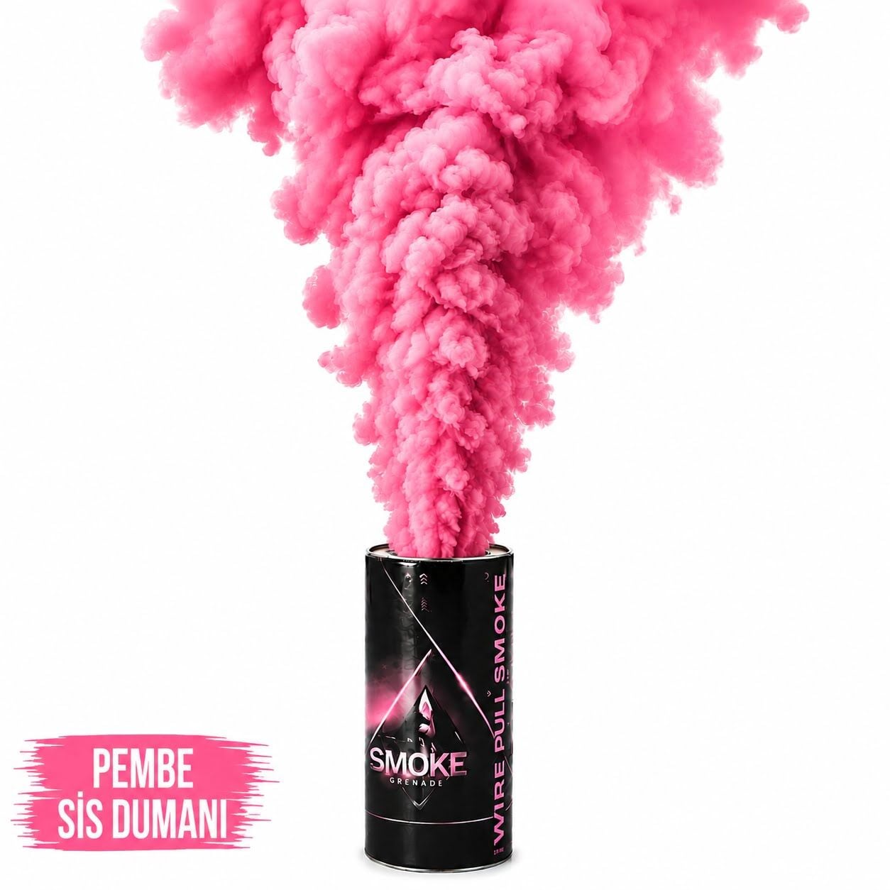 Pembe Renk Sis Bombası Pembe Duman 1 Adet