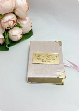 Pleksi Ayna Levha İsimlik (Çanta Kuran Yasin Üzeri)
