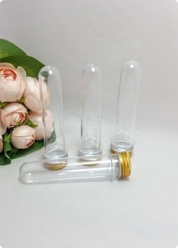 12 Adet Tüp Plastik Şişe Aluminyum Çevir Kapak 9 cm
