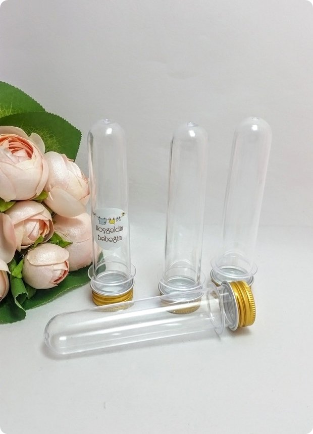 12 Adet Tüp Plastik Şişe Aluminyum Çevir Kapak 9 cm