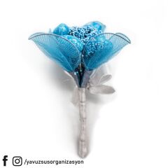 Raketli Kalpli Hazır Hediyelik Nikah Şekeri (20ad)
