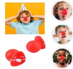 Kırmızı Renk Lastikli Burun Palyaço Burun