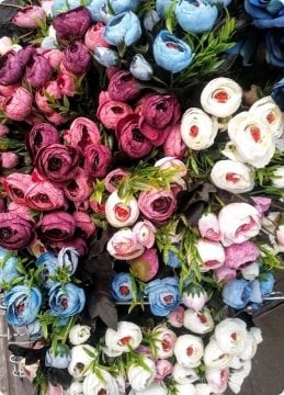 Demet Şakayık Buket Yapay Çiçek