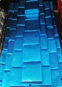 1 Kg Kalın Düz Sütlü Kare Madlen Bebek şekeri çikolatası