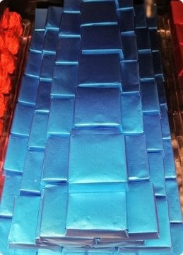 1 Kg Kalın Düz Sütlü Kare Madlen Bebek şekeri çikolatası