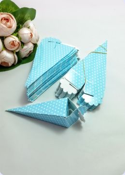 Karton Puantiyeli Bebek Külahı