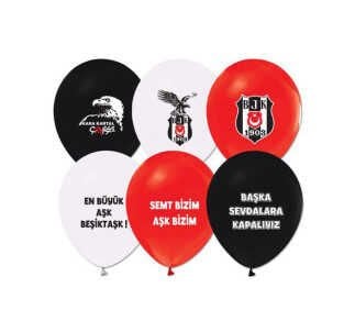 BALON 2+1 BEŞİKTAŞ BASKILI PASTEL RENK P100
