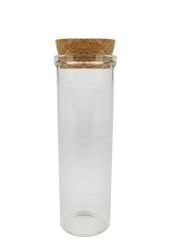 ŞİŞE DENEY TÜPÜ MANTAR TIPALI 7 CM  PK:340 KL:1020