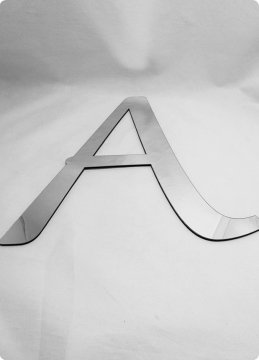 30 cm Mdf+Pleksi Ayna harf ve rakam
