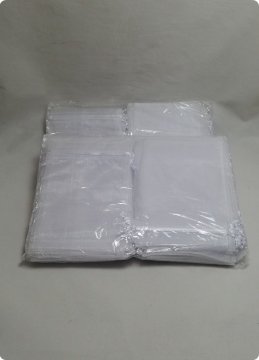 100 lü Büzgülü Yasin,Mevlüt Organze Tül Kese 15x25 cm