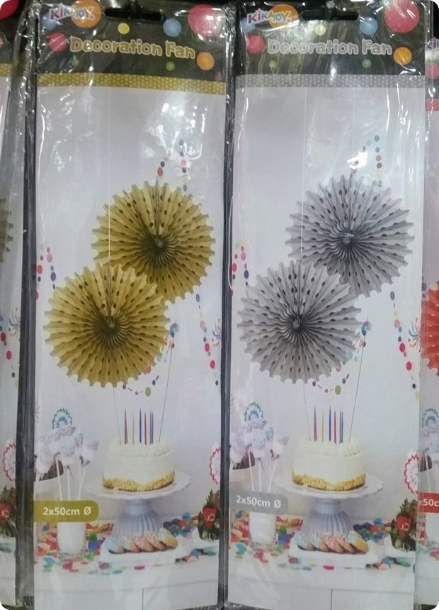 İkili Yelpaze Süs 50 cm