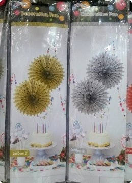 İkili Yelpaze Süs 50 cm