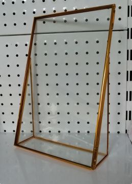 Büyük Boy Çift Camlı Metal Kenar İsimlik & Çerçeve