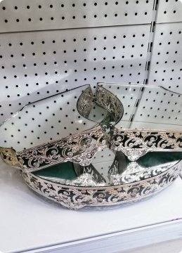 Köşeli 3 lü jardinyer takımı GUMUS