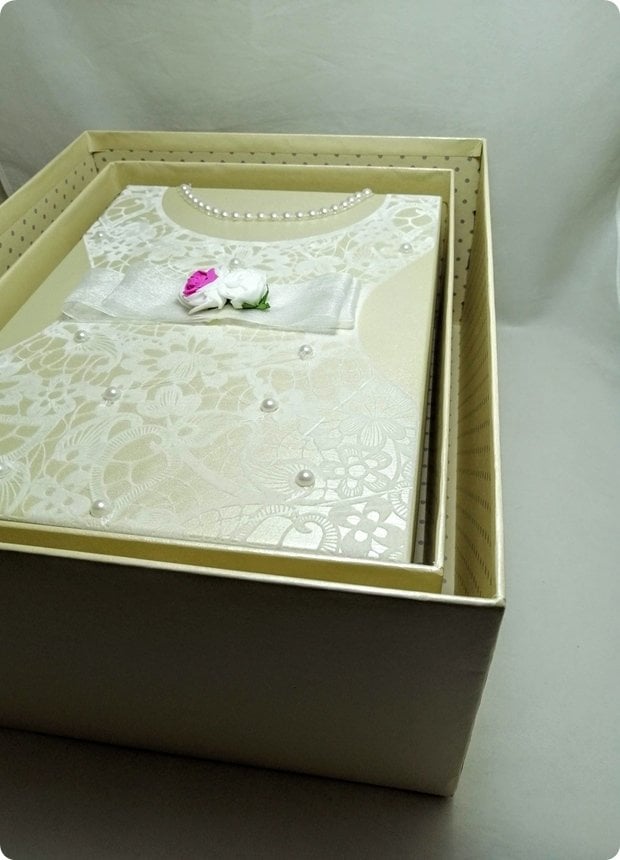 3 Lü Set Sıvama Gelin Bohça Kutusu
