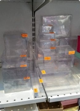 50'Li ( ? x ? x 5 Cm/h ) Özel Boyutlar Katlanmamış Full Asetat Kutu