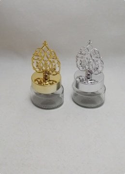 20 li Güneş Tepelikli Oval Cam Kavanoz 29 Cc