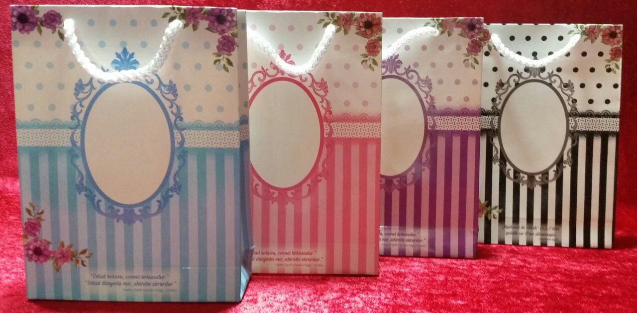 25 Lİ Karton Yasin Çantası (12,5X17cm) MOR