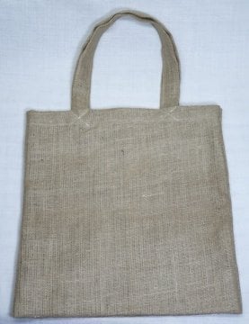Büyük boy sade kanaviçe kumaş çanta (45*46*14cm)