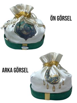 Ramazan Temalı Keseli Ekmek Sepeti 3 TANE