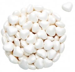 1 Kg ŞEKER KALPLİ MEYVE AROMALI DRAJE BEYAZ