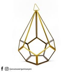 Petek Prizma Fanus/Teraryum ALTIN