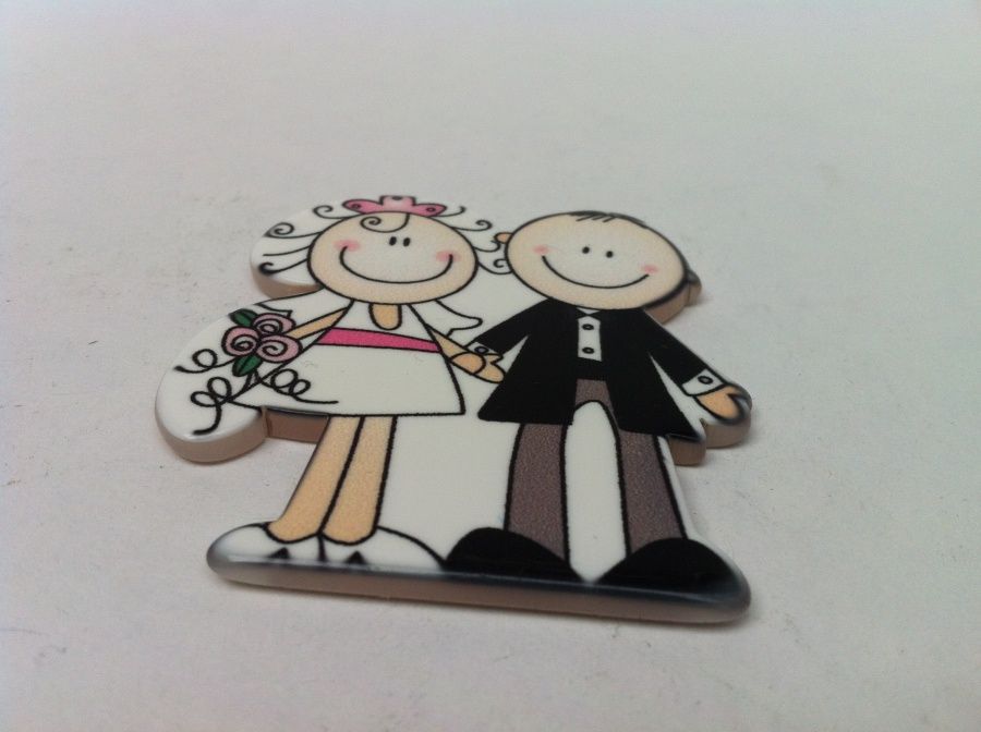 Gelin damat nikah şekeri obje