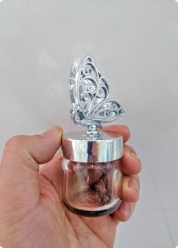 20 li Pvc Kelebek Tepelikli 40 cc Cam Kavanoz
