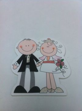 /.. lı Gelin damat nikah şekeri polyester