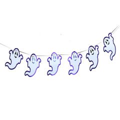 Hayalet Figürlü Halloween Afiş Flama Süsleme 2 Metre