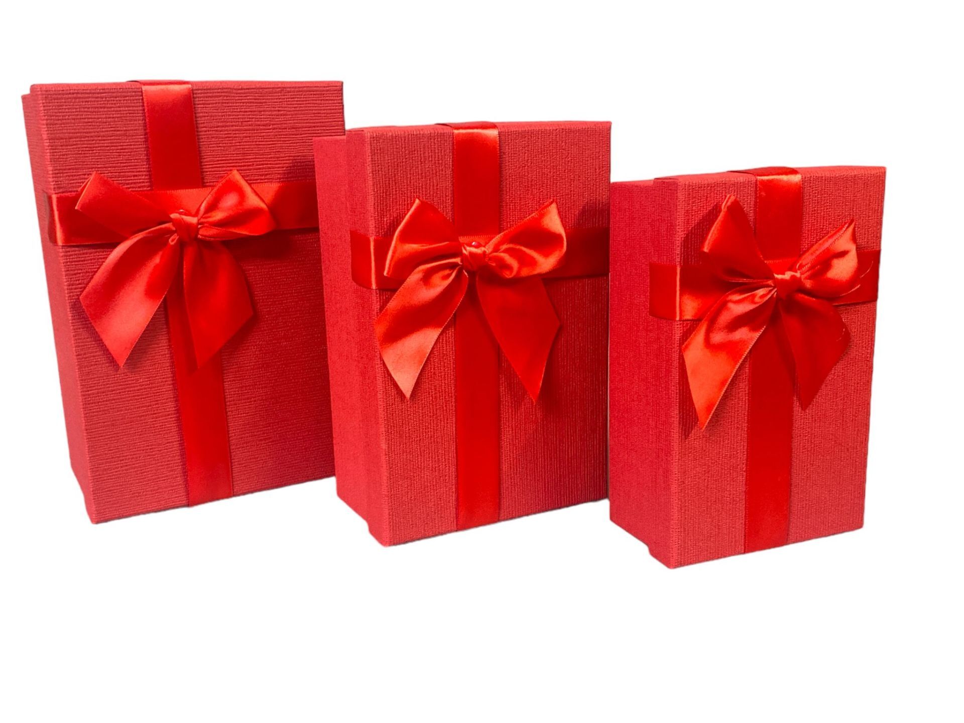 3 lü Dikdörtgen Sıvama Hediyelik Kutusu SIYAH