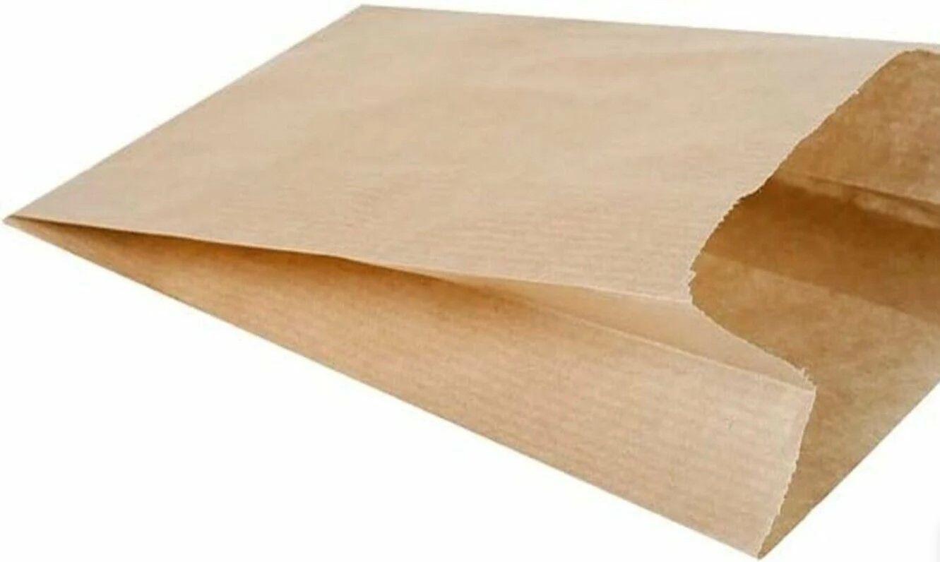 12x20 cm Kraft (Şamua) Dipsiz Kese Kağıdı